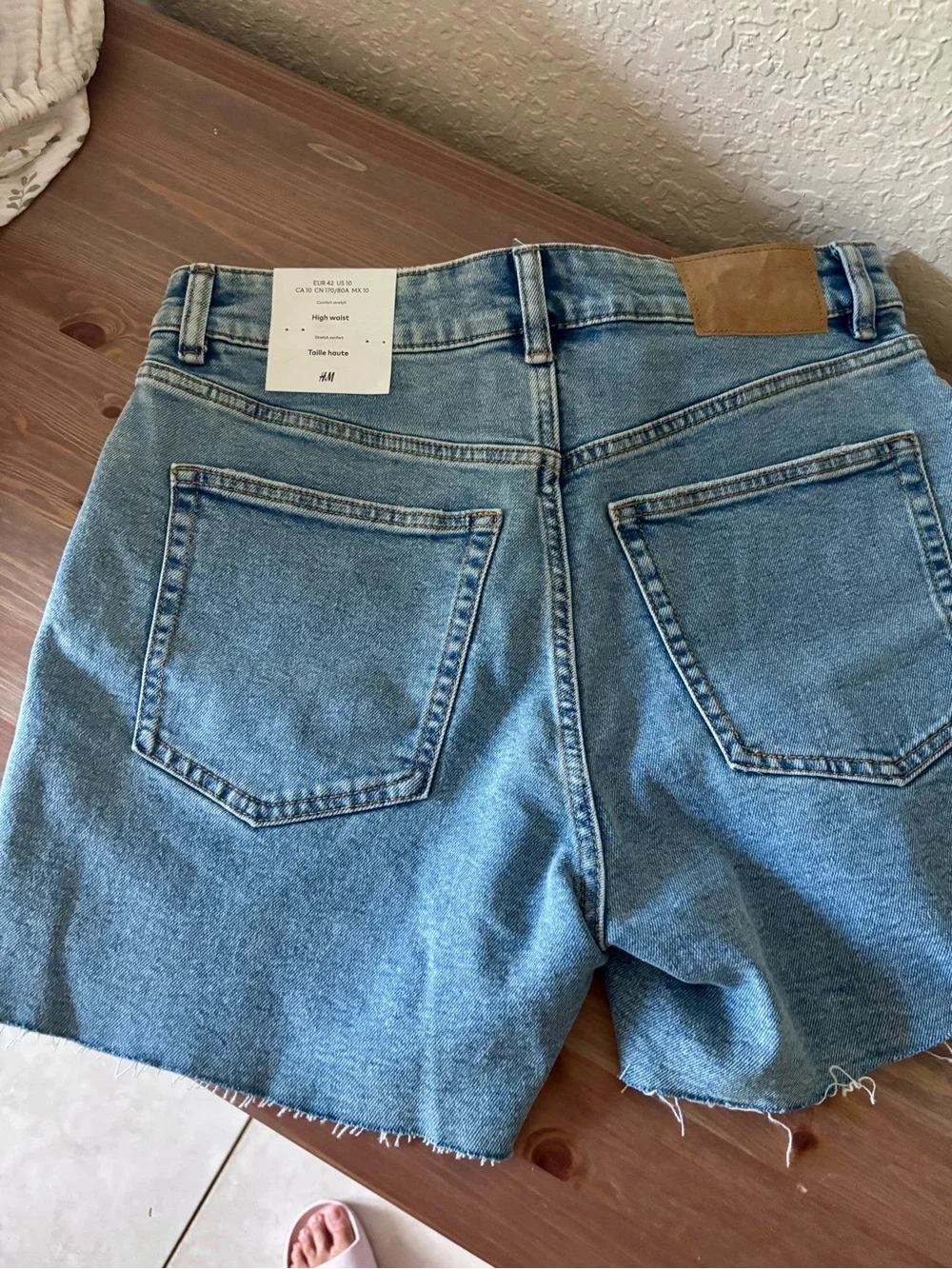 H&M Light Blue Denim Cutoff Shorts